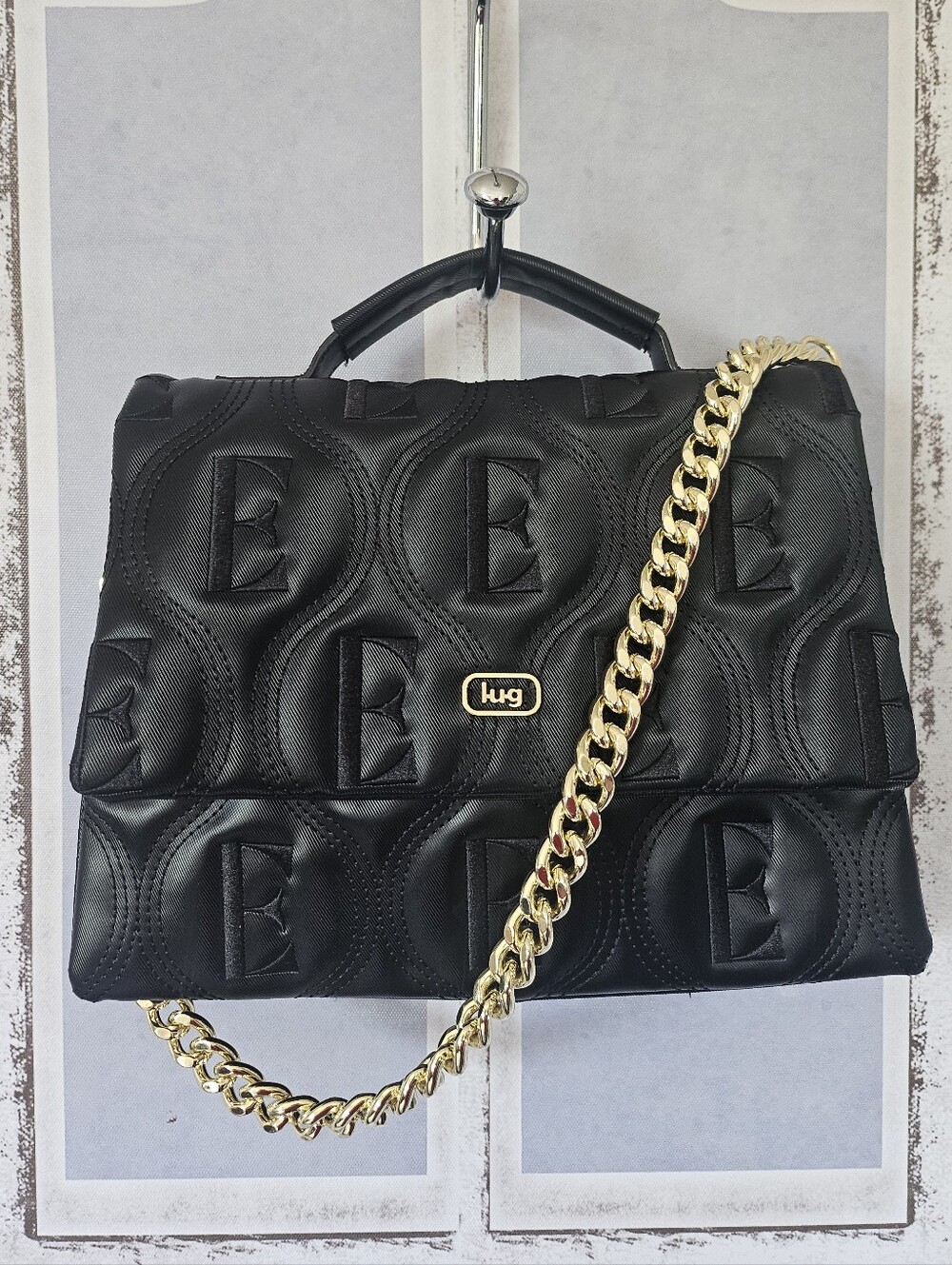 $120 Retail NWOT Lug Wicked Collectible Briefcase-Style Evening Bag "Plie"